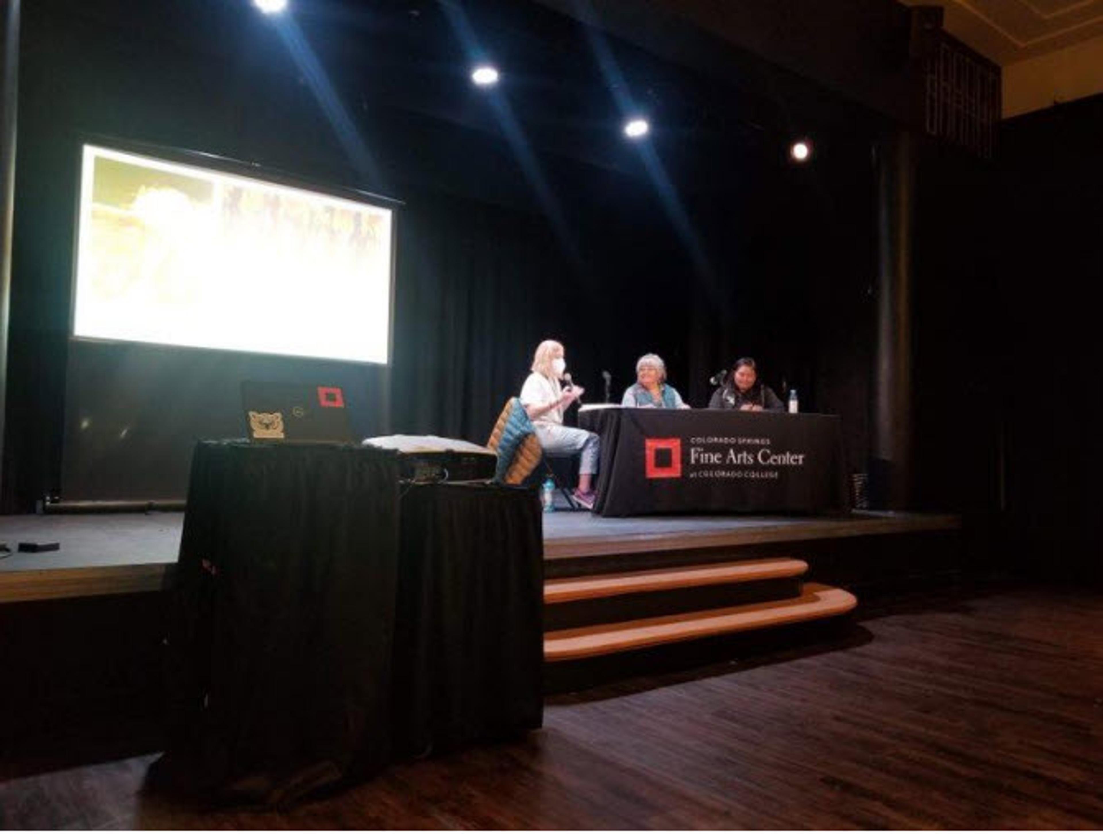 Artist panel at the Colorado Springs Fine Arts Center.