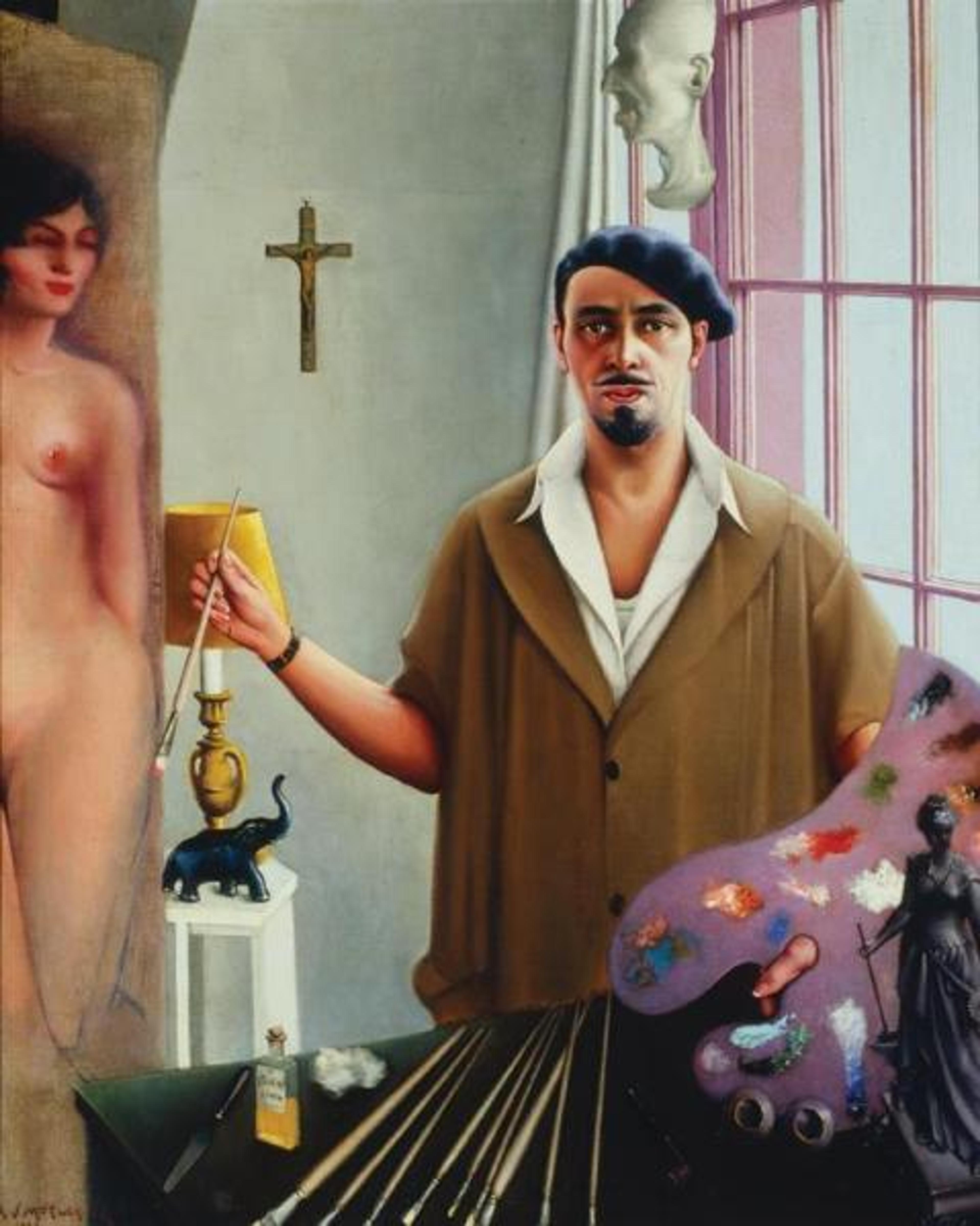 Archibald John Motley Jr.  Self-Portrait (Myself at Work)
