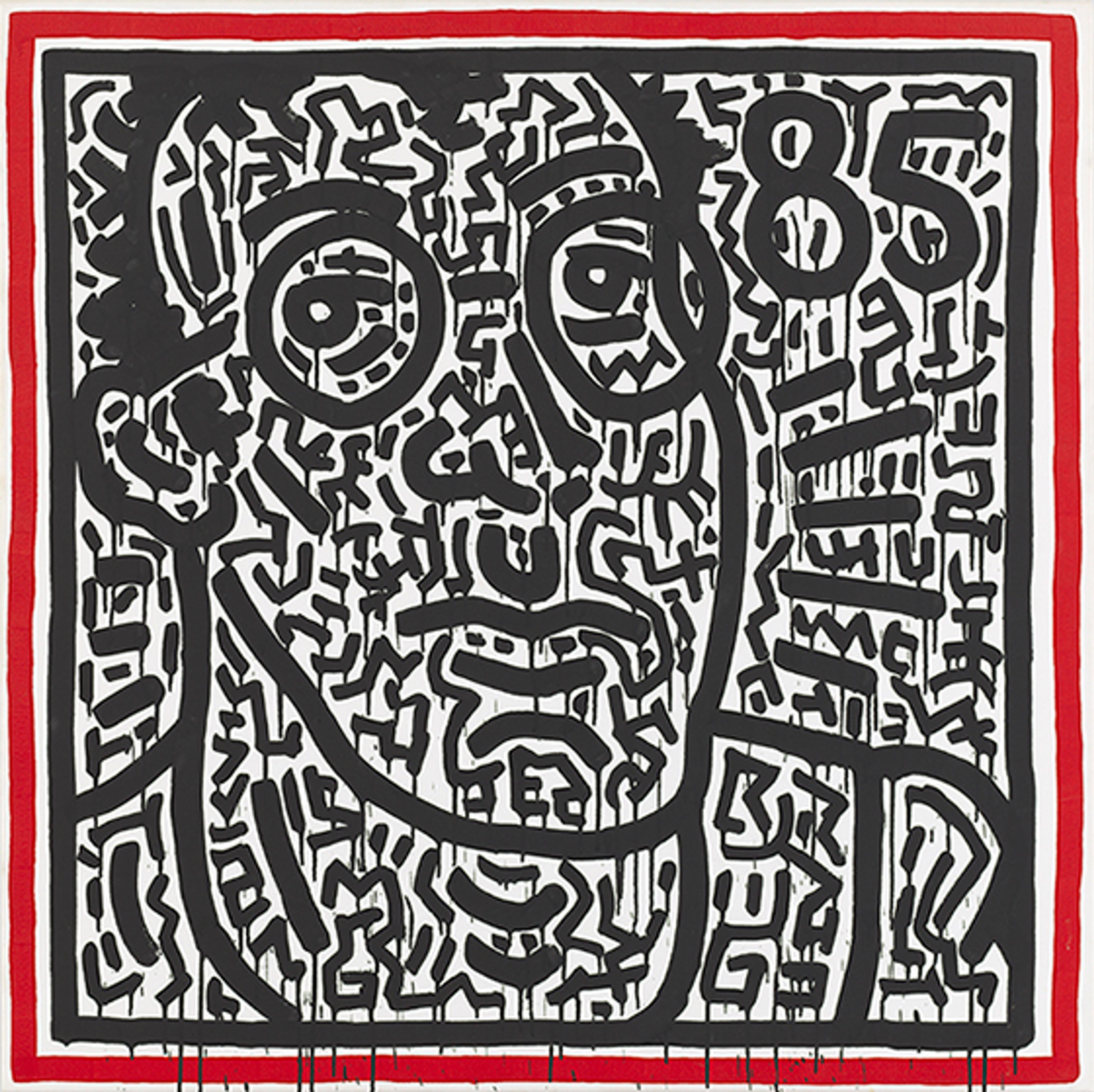 Keith Haring Self Portrait