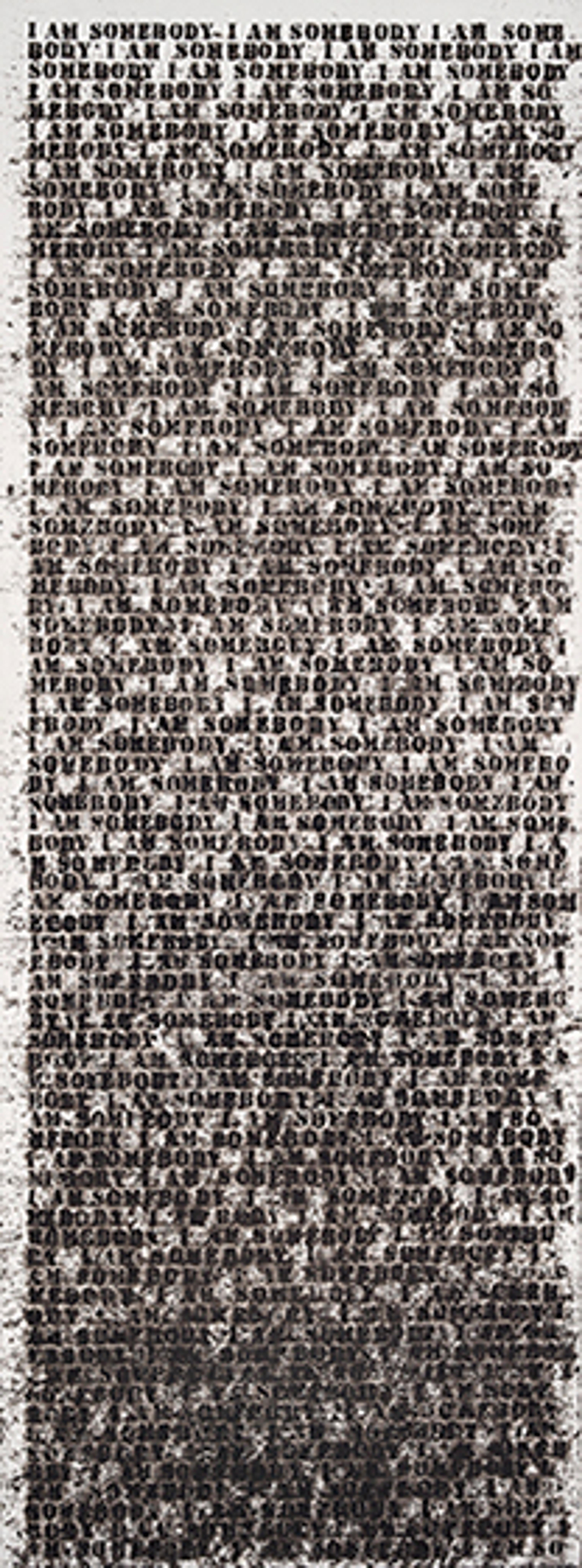 Glenn Ligon  Untitled (I Am Somebody)