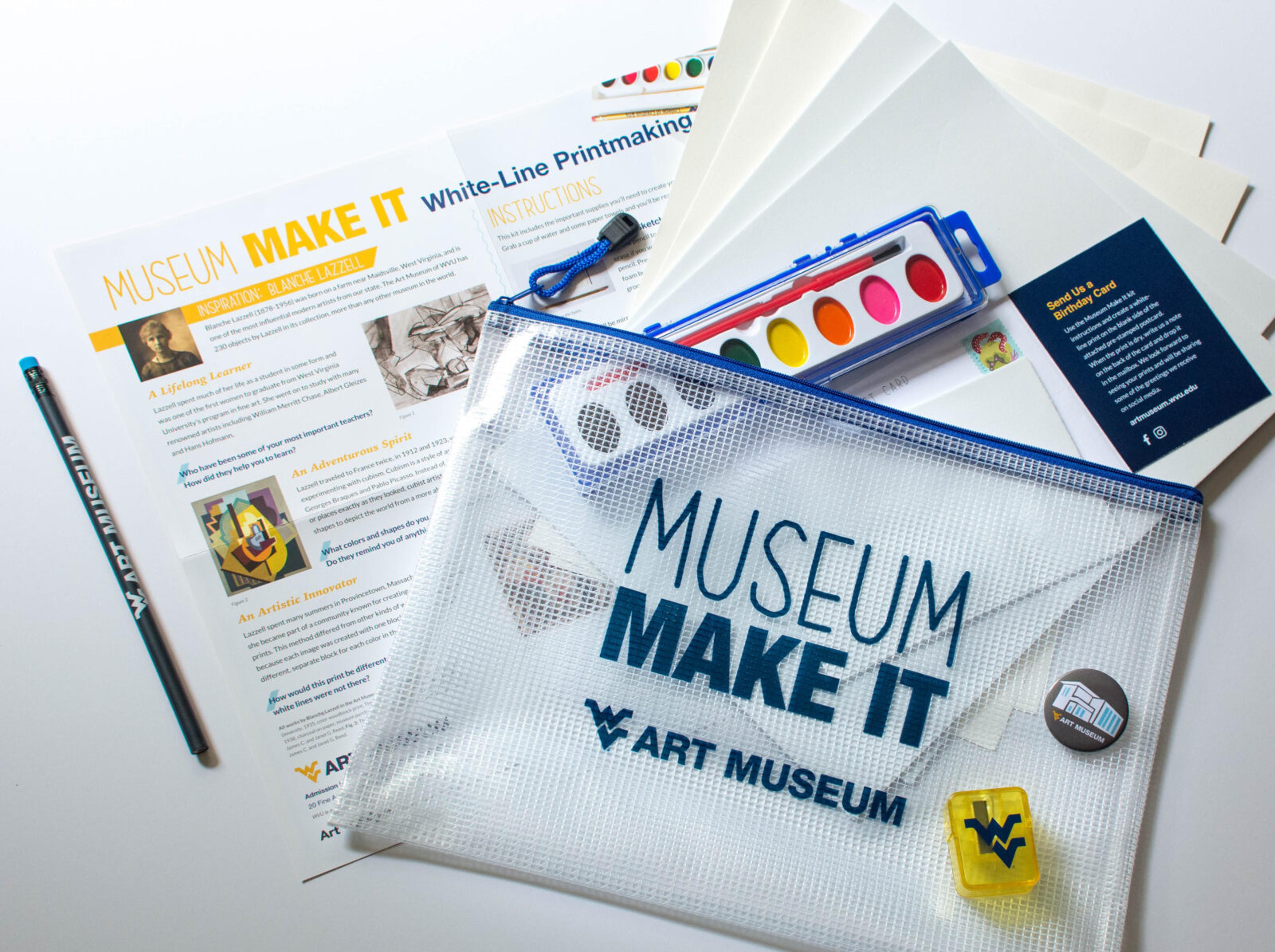 Museum Make It West Virginia University Art Museum Take Home Art Kits