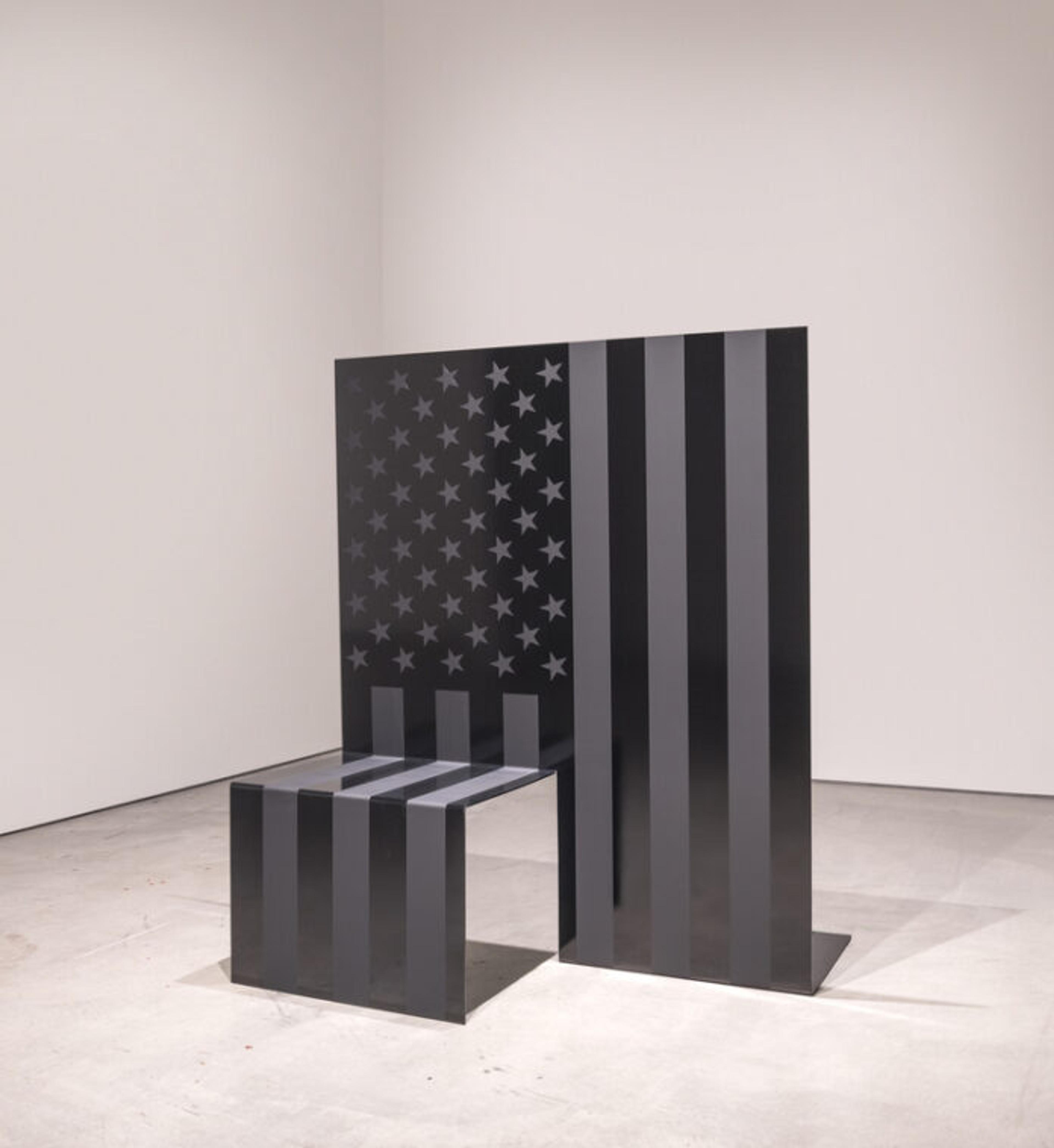 Scott Gobber "Kneeling Black Flag"