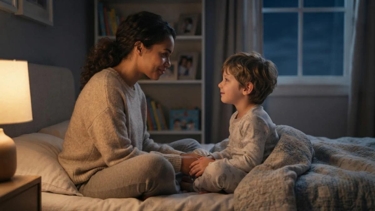 Bedtime conversations are the ones that really matter illustration