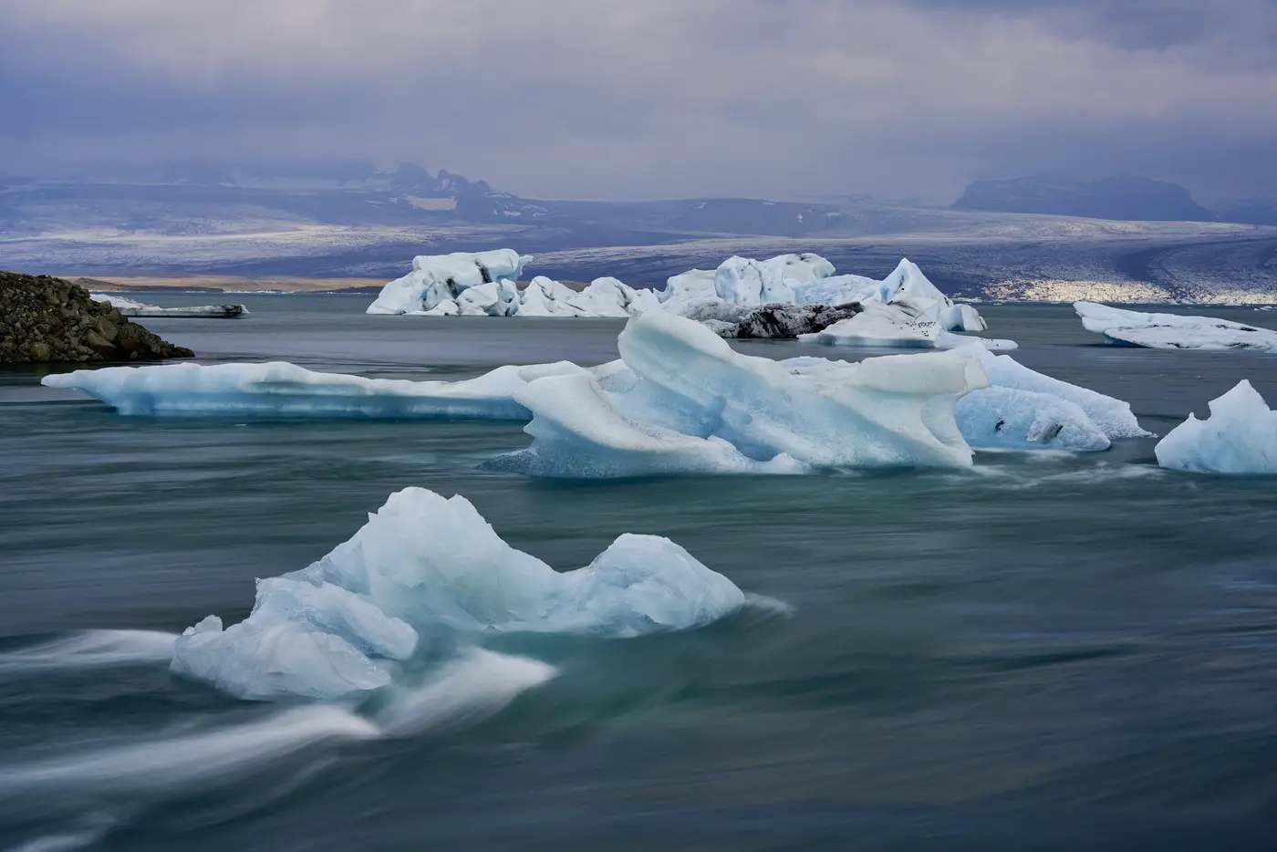 Ein Eisberg in der Nahsicht