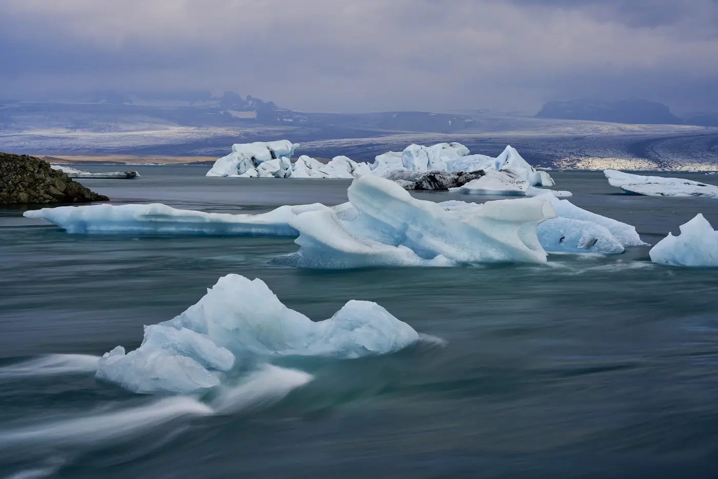 Ein Eisberg in der Nahsicht