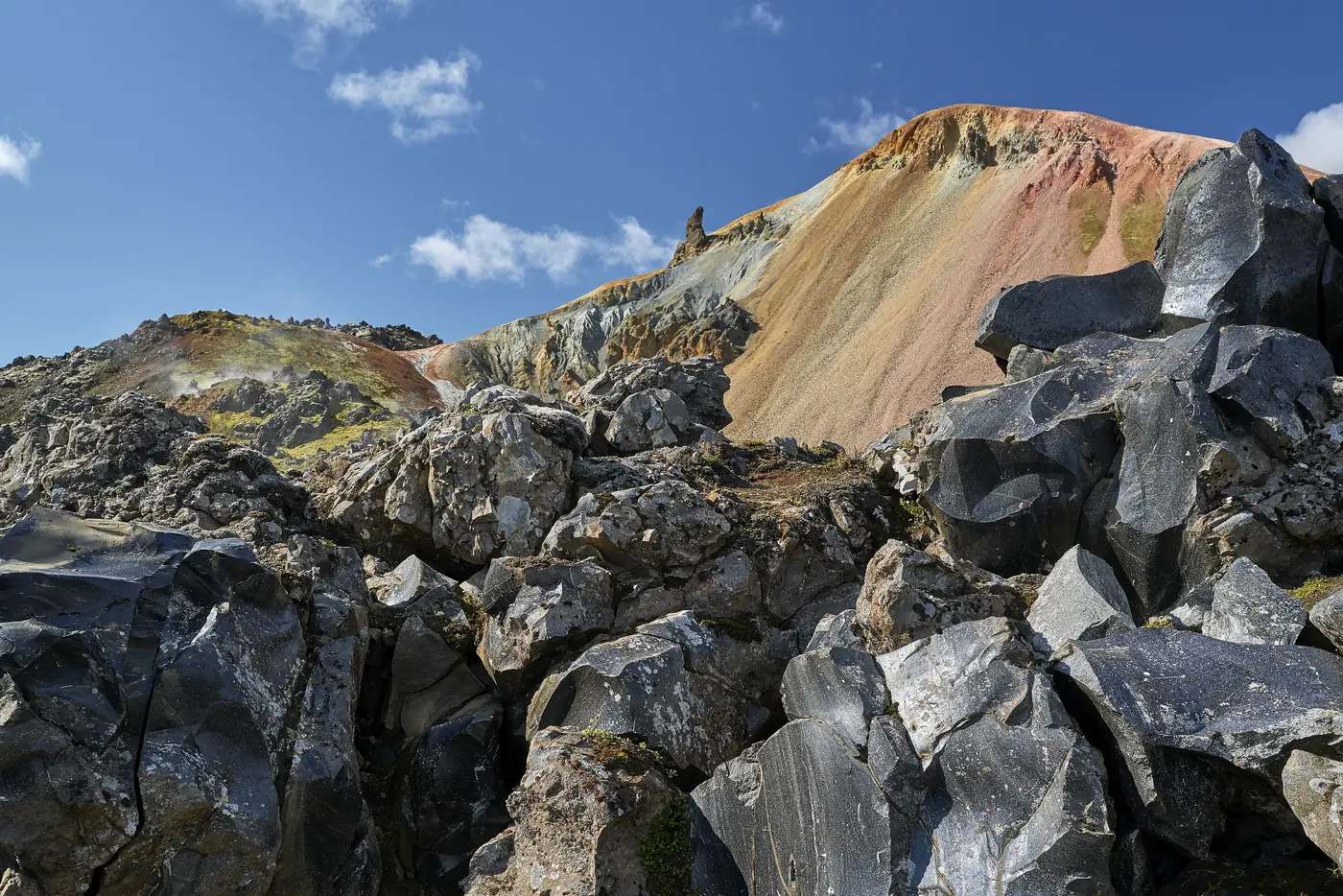 Die farbigen Berge von Landmannalaugar
