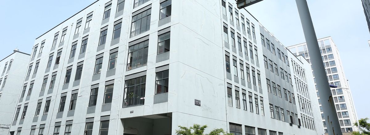 Exterior of the DOMI custom sunglasses factory in Duqiao, Zhejiang