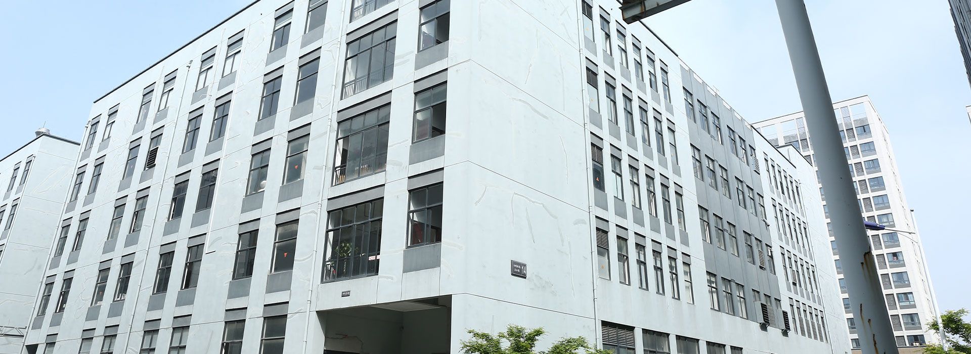 DOMI eyewear factory building in Duqiao, Zhejiang