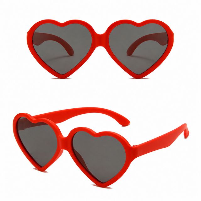 Heart-Shaped TPEE Polarized Sunglasses for Kids DMKIDS-S5011