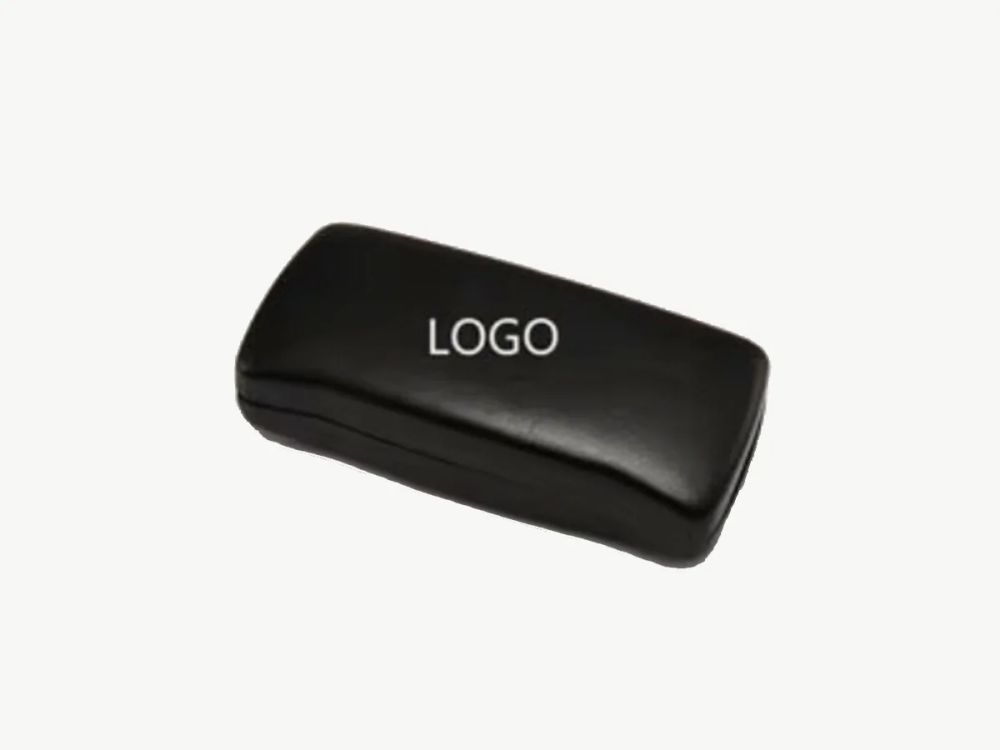 Branded glasses case packaging for promotional sunglasses