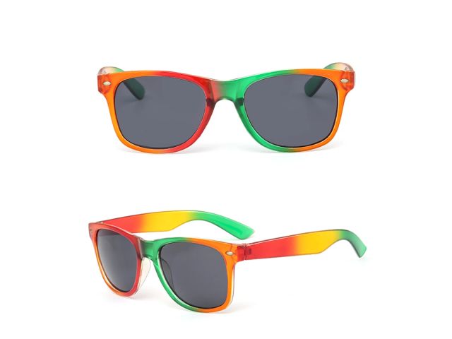 Rainbow sunglasses DM-576 in front and angled views
