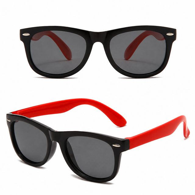 Compact Square TPEE Polarized Sunglasses for Kids DMKIDS-S5007