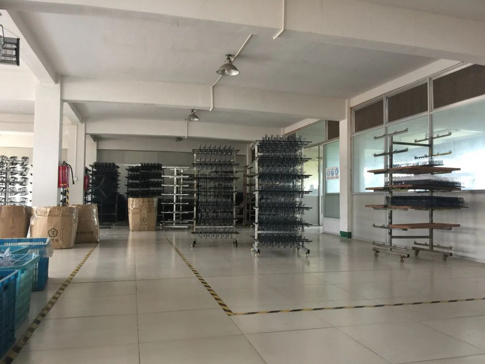 Sunglasses production workshop prepared for bulk manufacturing