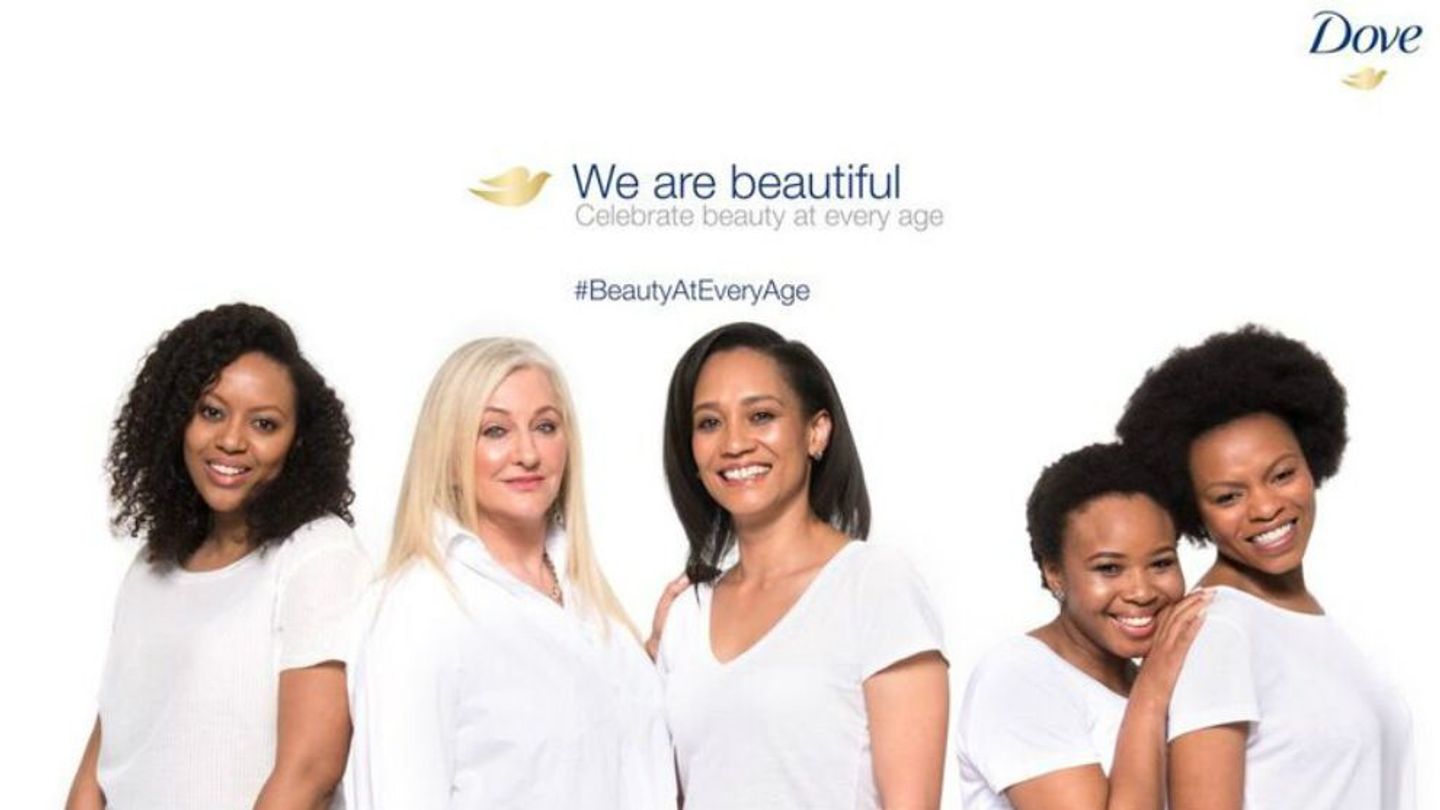 Dove we are beautiful influencers poster