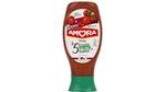  A squeezy bottle of Amora ketchup