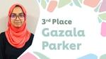 head shot of Gazala Parker 3rd place winner