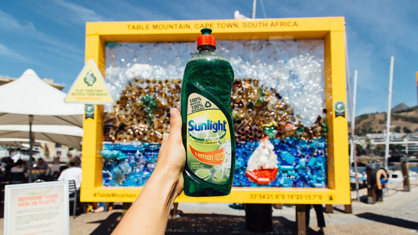Sunlight's 100% recyclable bottle