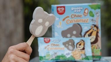 Koala shaped ice-cream