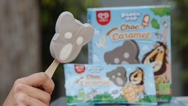 Koala shaped ice-cream