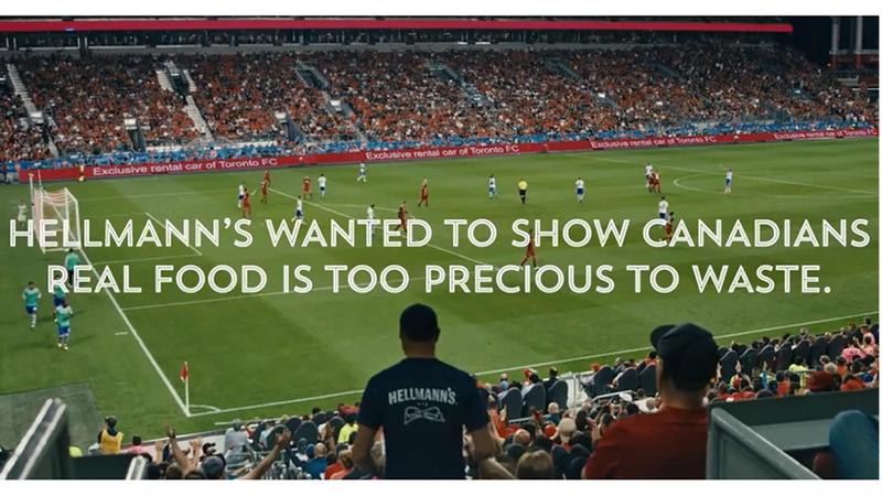 Hellmann's wanted to show Canadians real food is too good to be wasted