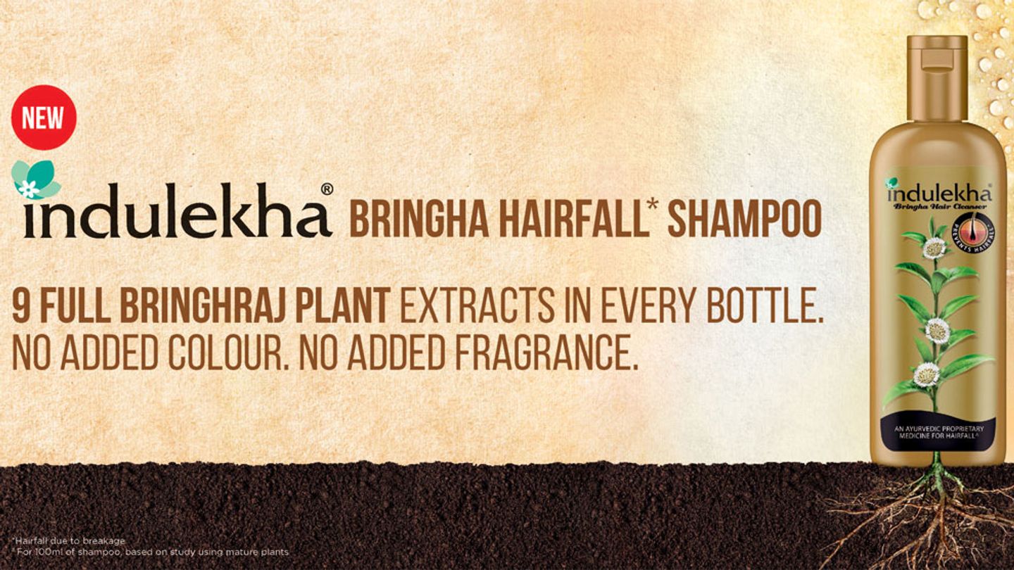 Indulekha launches Bringha shampoo