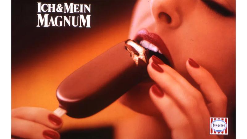 A German advert for Magnum ice cream