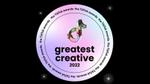 Logo des TikTok Awards 2022 für die Kategorie Greatest Creative