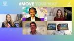 Move Your Way image with five people on videocall