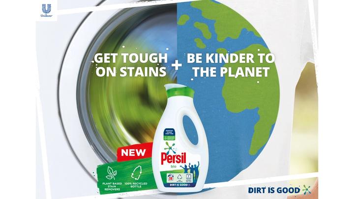 Persil – Dirt is Good. Plant-based stain removers, 100% recycled bottle