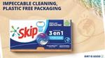 Blue Skip capsules in plastic-free packaging 