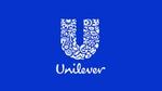 Unilever logo blue background