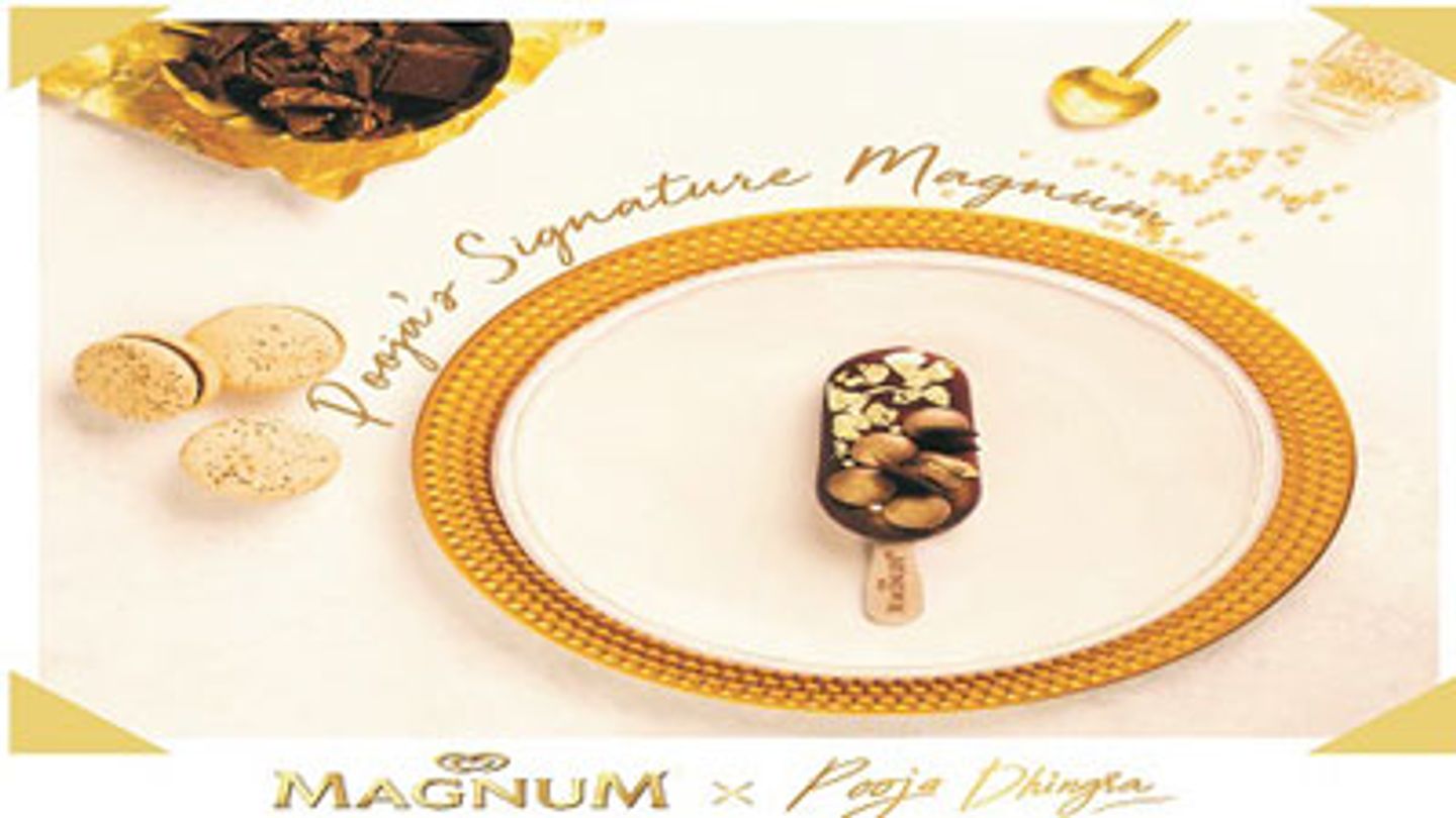 Magnum ice-cream ties up with patisserie queen Pooja Dhingra