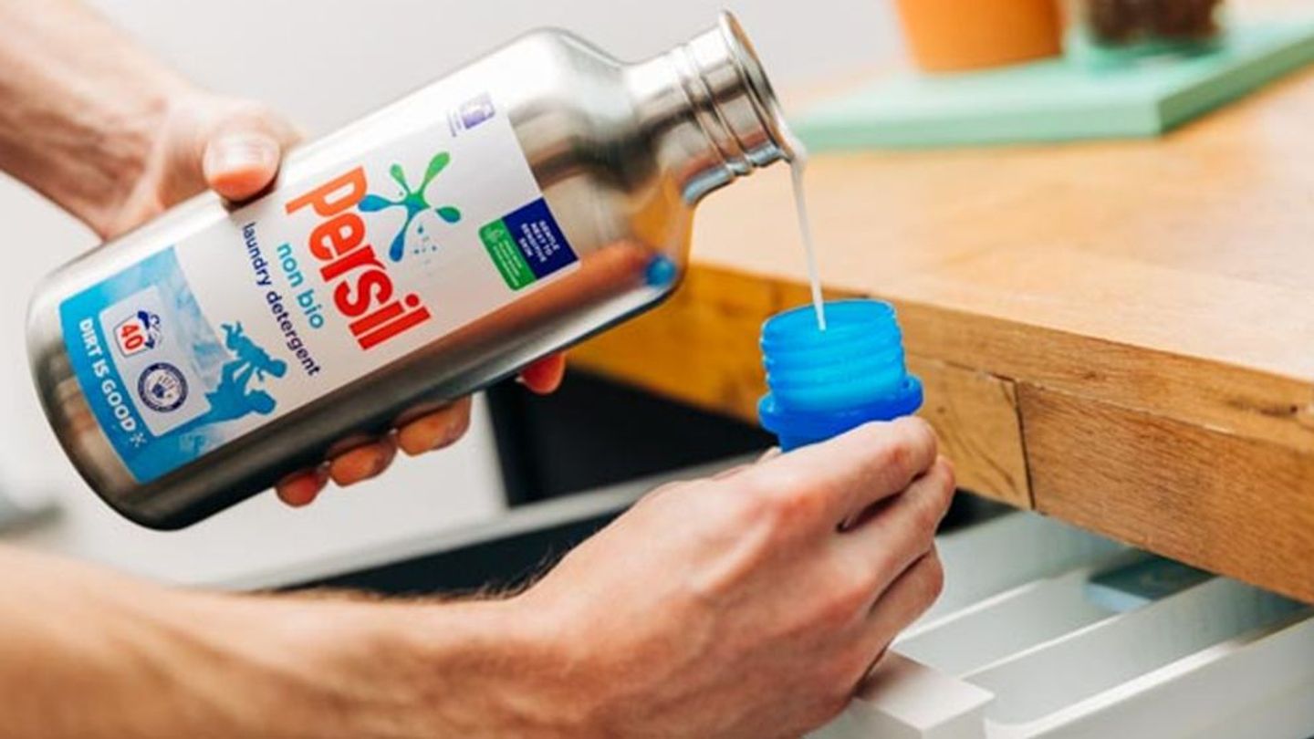 Persil's new reusable laundry detergent bottle