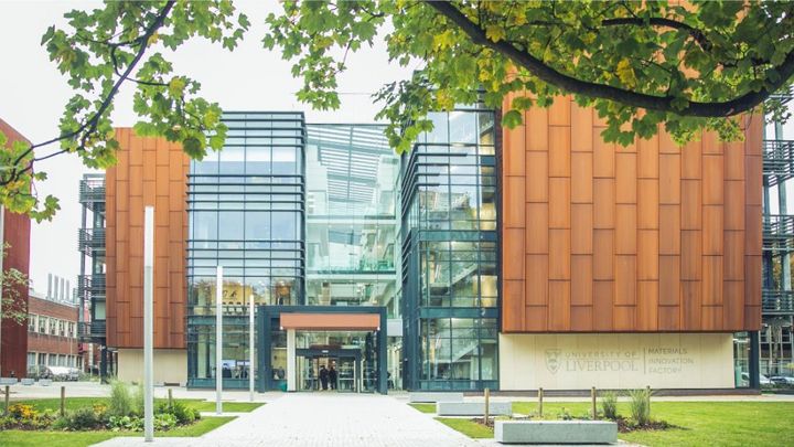 An image of the University of Liverpool’s materials and innovation factory.