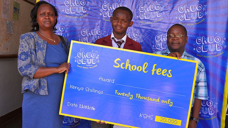 People with school fees award