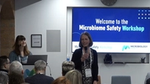 The opening of the workshop held at the Microbiology Society headquarters co-chaired by Prof. Lindsay Hall and Dr Aline Metris 