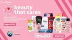 Unilever products on 70% off.
