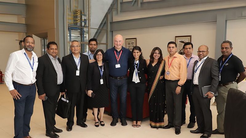 The Unilever Sri Lanka senior management team with Alan Jope – CEO Unilever 