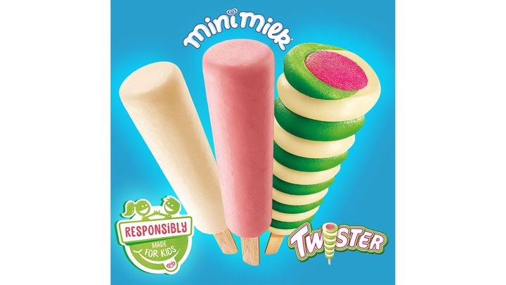 Twister and Mini Milk ice cream
