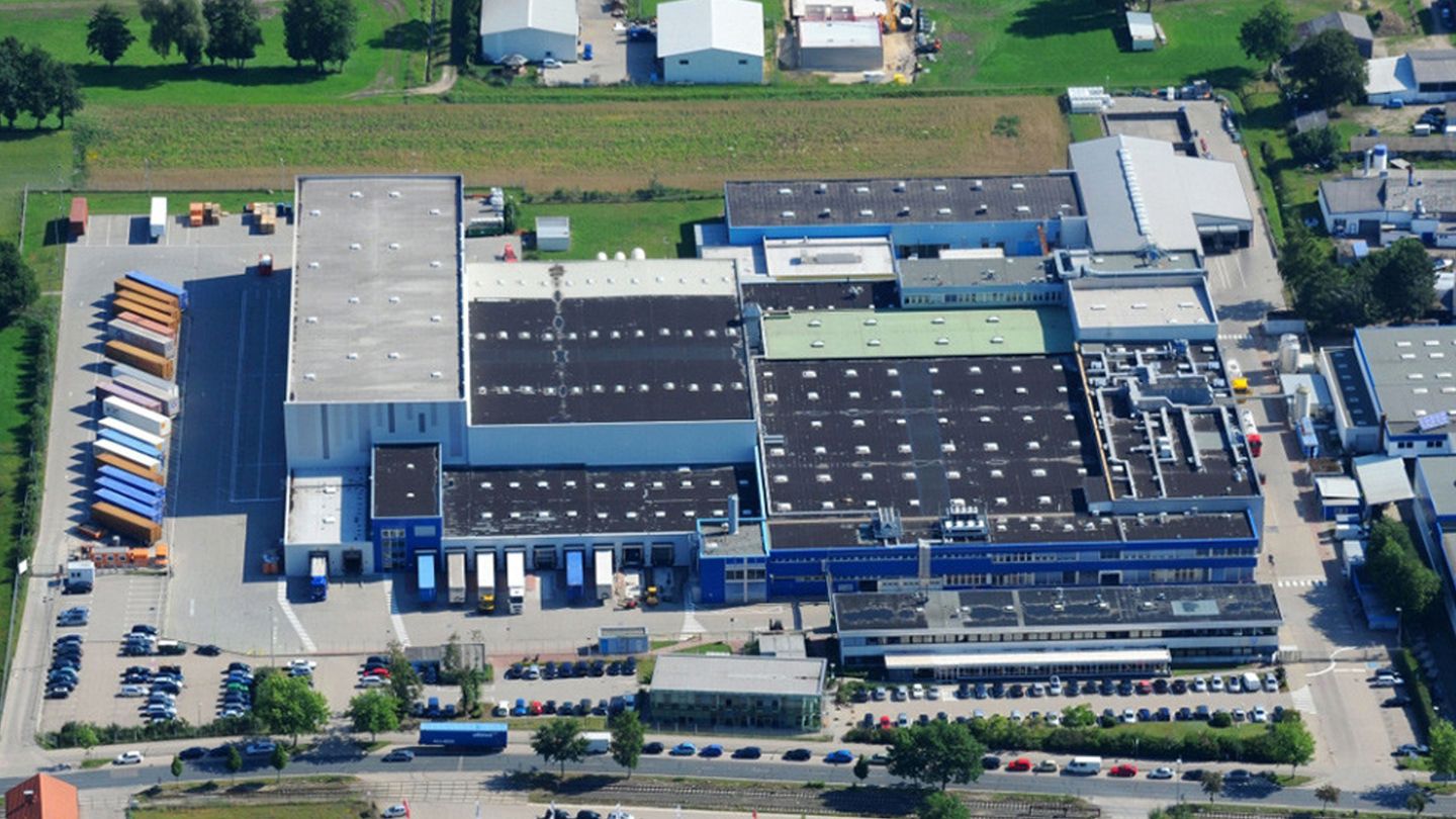 Luftaufnahme der Unilever Werks in Buxtehude