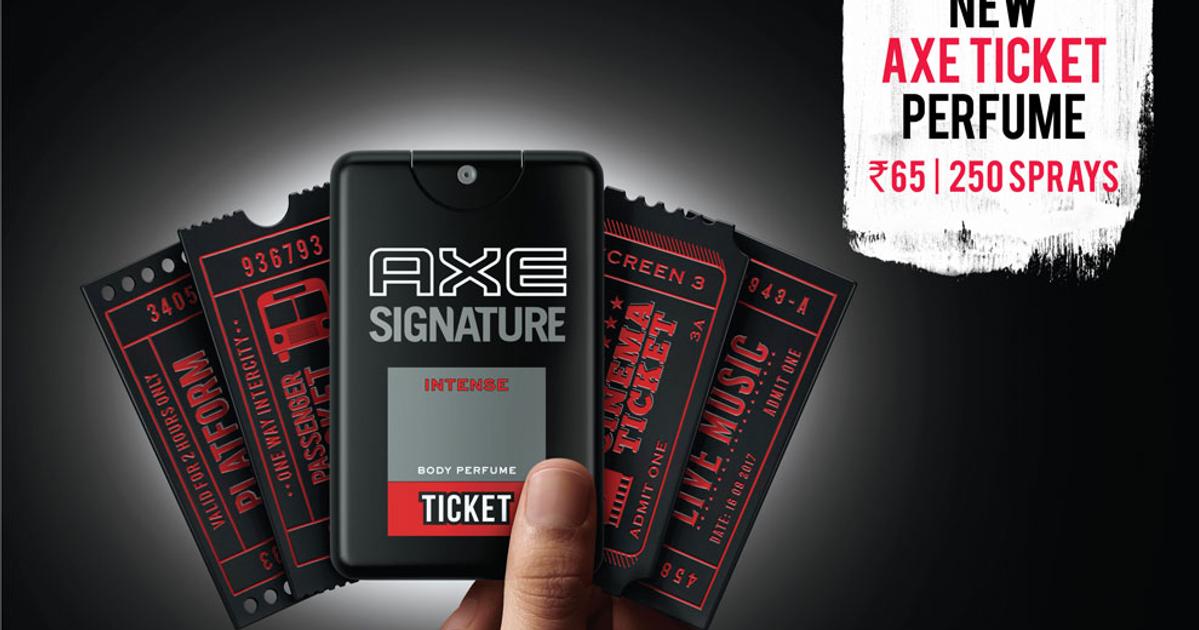 Axe Ticket' a pocket-sized perfume pack launched