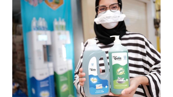 Unilever Indonesia x Qyos Refill Station