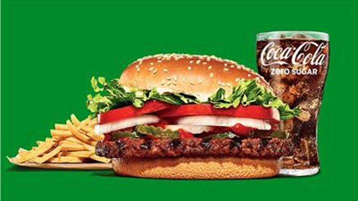 The Plant-based Whopper burger