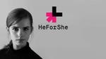 Emma Watson posing for HeFor She Campaign