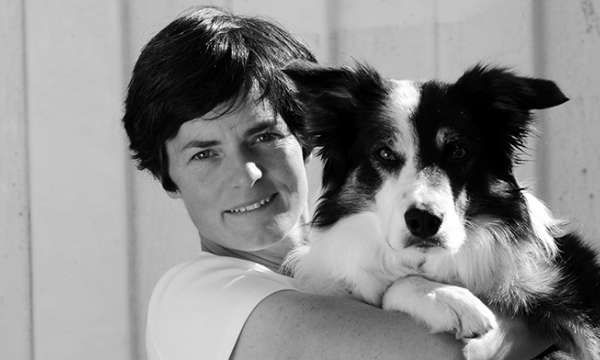 Ellen MacArthur and her dog Norman