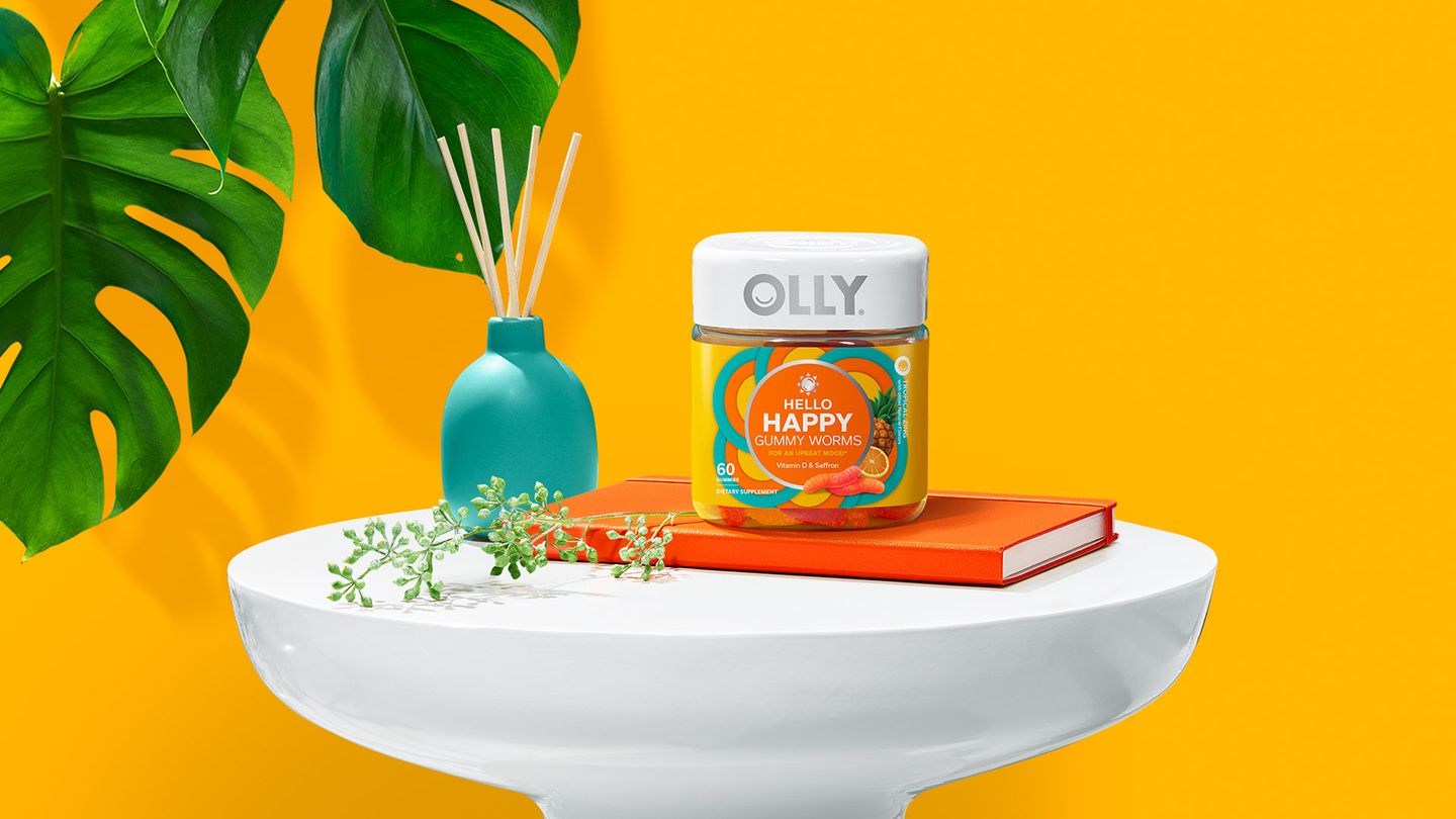 Olly's Happy product display