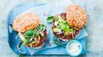 Veganer Burger mit Hellmann’s Mayo