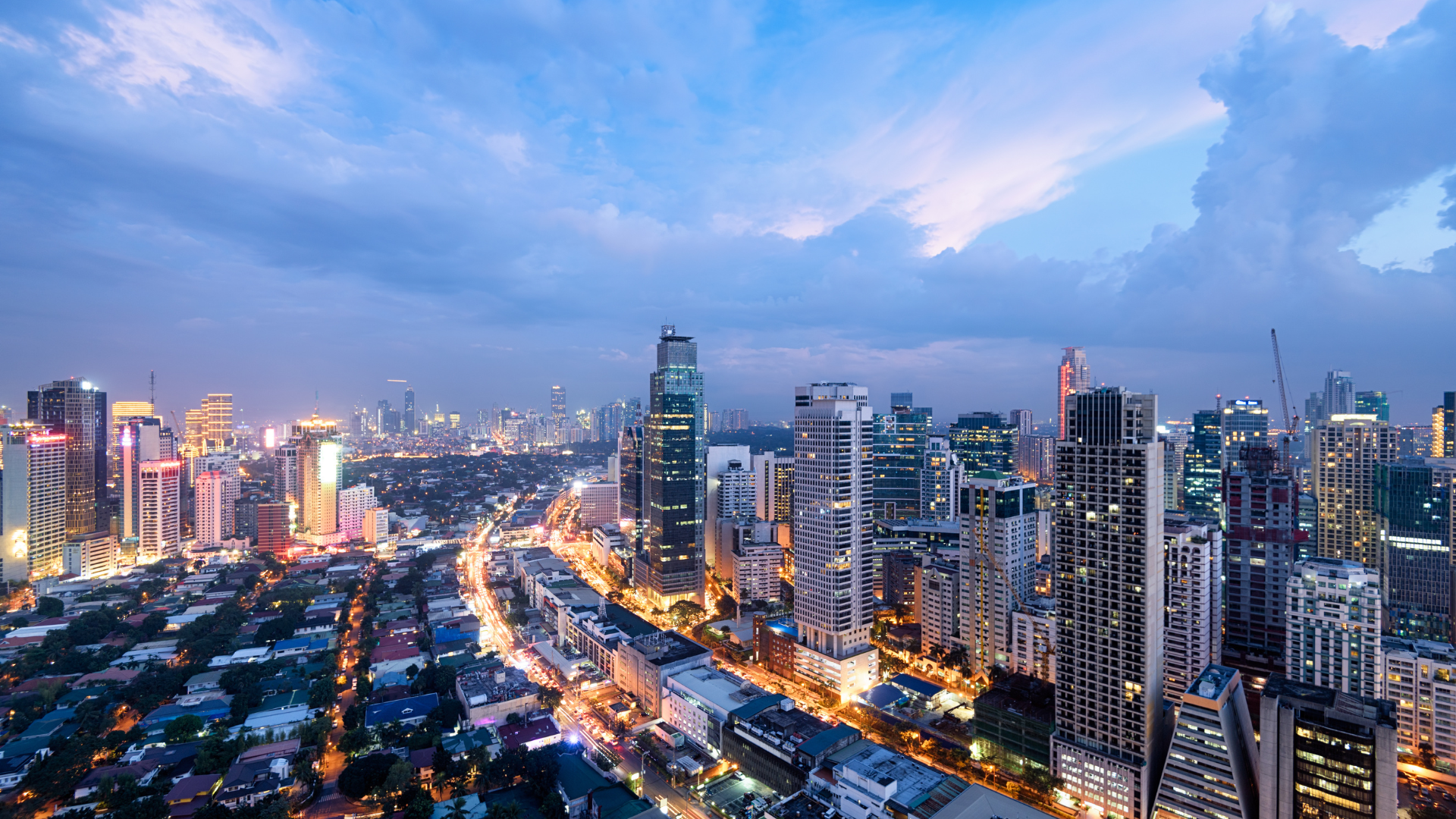 Skyline view of Pakistan