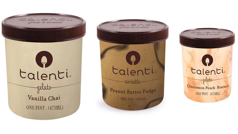 Tubs of Talenti ice cream