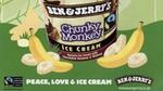 Advertentie voor Ben & Jerry's Fairtrade Chunky Monkey ijsje uit 2008.